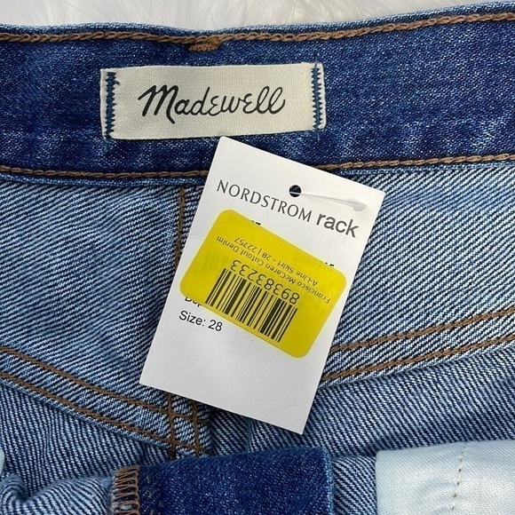 NEW Madewell Denim Cut-out A-line Skirt 28/US 6 - Picture 7 of 9